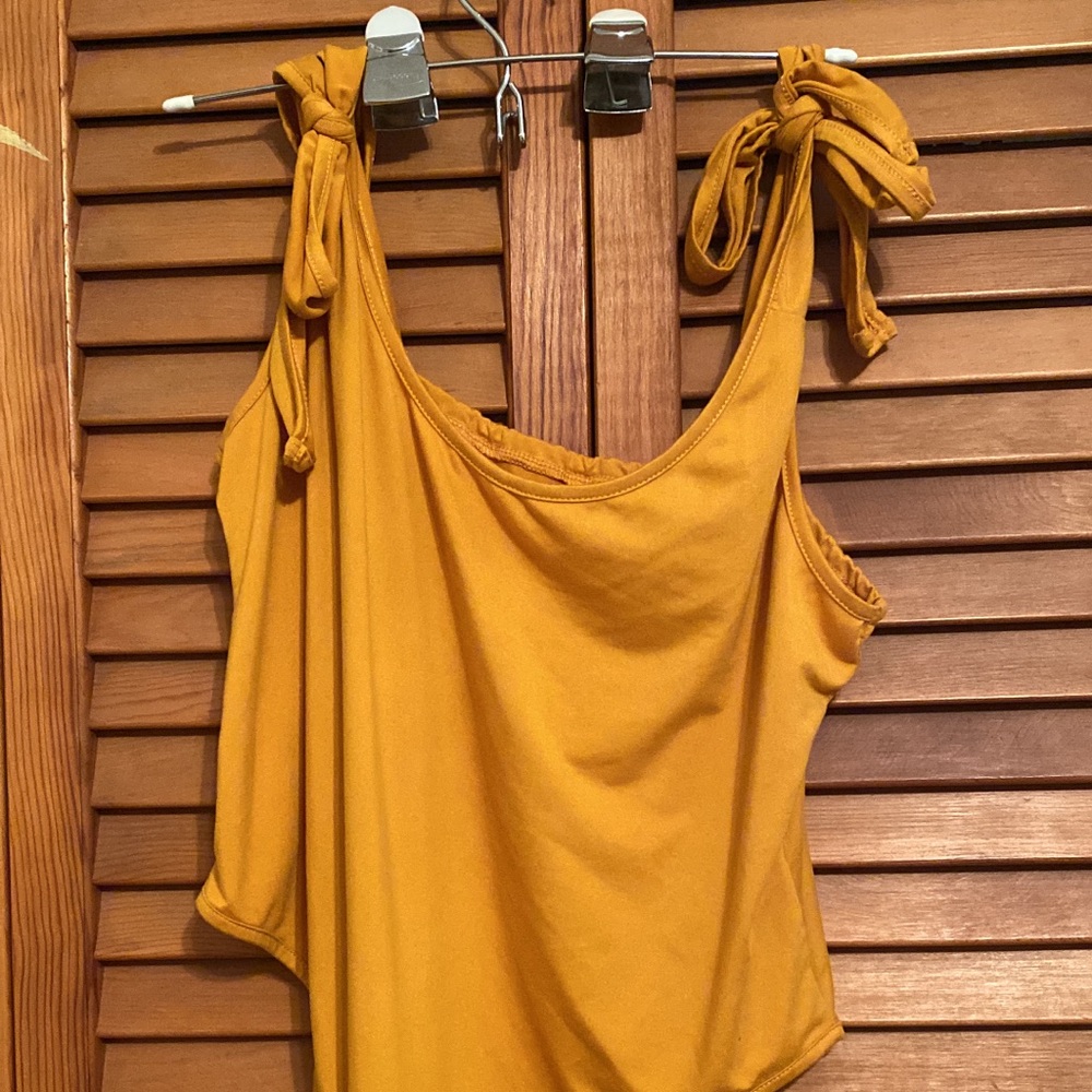 Mustard yellow bodysuit